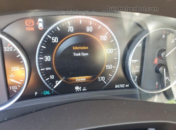 1G4ZS5SS8KU104885 2019 BUICK LACROSSE Black Widok zestawu wskaźników