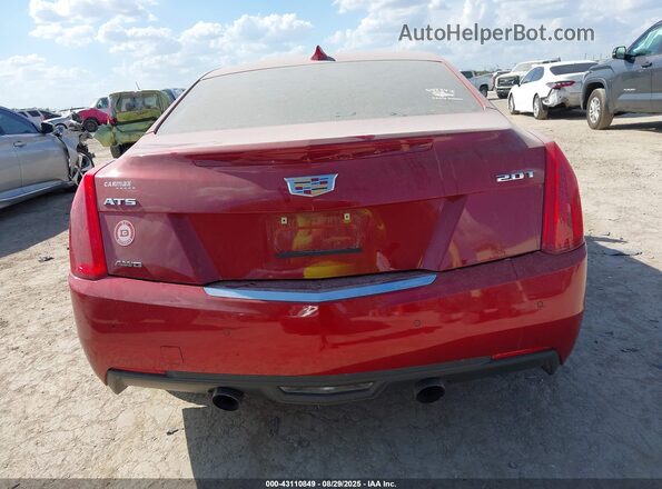 1G6AF1RX3K0105937 2019 CADILLAC ATS Red 
