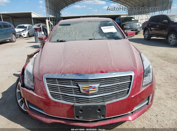 1G6AF1RX3K0105937 2019 CADILLAC ATS Red Առջևի վահանակի տեսք