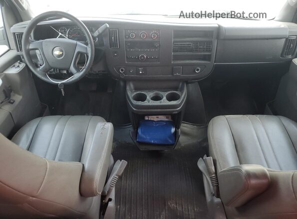 1GAZGNFP8L1269987 2020 CHEVROLET EXPRESS White Instrument cluster view