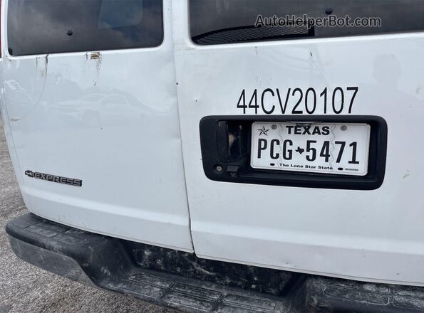 1GAZGPFP4L1231331 2020 CHEVROLET EXPRESS  Առջևի ձախ երեք քառորդ տեսարան