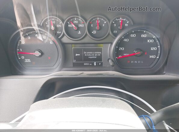 1GC2WLE72MF206373 2021 CHEVROLET SILVERADO White Vista frontal