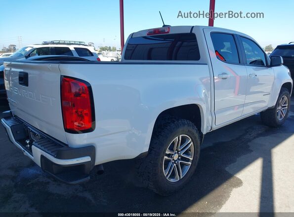 1GCGSBEA4M1108952 2021 CHEVROLET COLORADO White უკანა მარჯვენა
