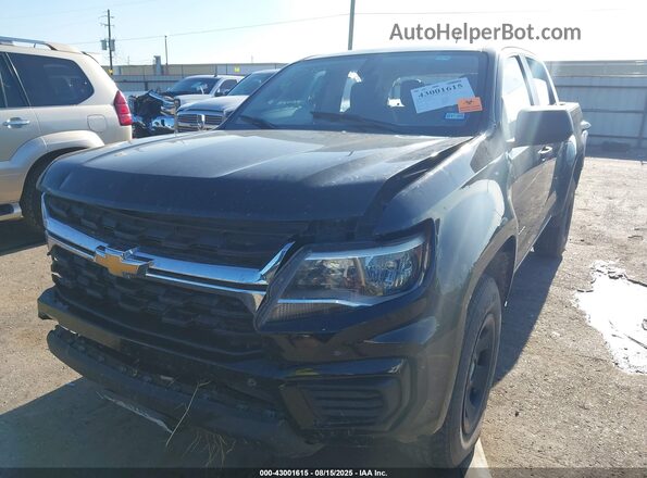1GCGSBEA7M1187873 2021 CHEVROLET COLORADO Черный Вид спереди