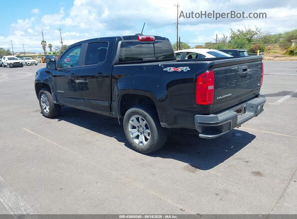 1GCGTCEN2M1178178 2021 CHEVROLET COLORADO Black უკანა მარცხენა