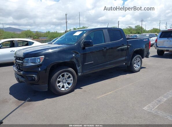1GCGTCEN2M1178178 2021 CHEVROLET COLORADO Black წინა მარცხენა ხედი სამი მეოთხედიდან
