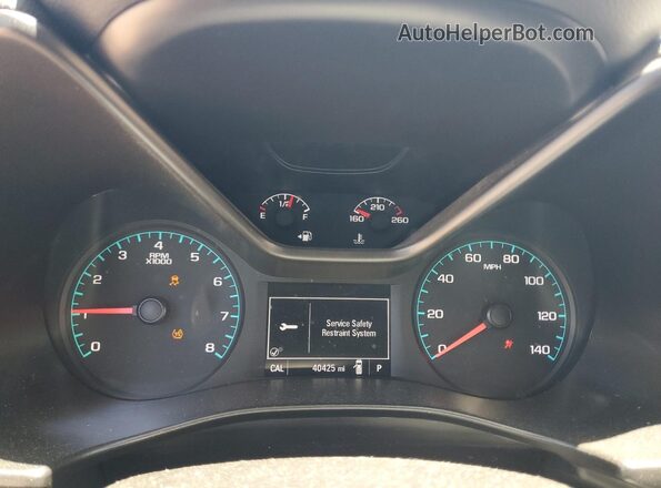 1GCGTCEN3M1190923 2021 CHEVROLET COLORADO Серебряный Вид щитка приборов