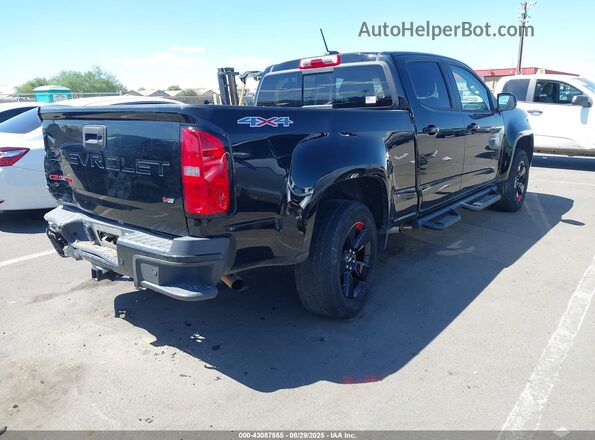 1GCGTCEN4M1273602 2021 CHEVROLET COLORADO Black Trasero derecho