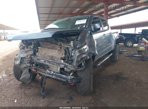 1GCGTEEN4M1292453 2021 CHEVROLET COLORADO Gray Vista tres cuartos delantera izquierda