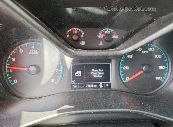 1GCHSCEA0N1142575 2022 CHEVROLET COLORADO White Vista del cuadro de instrumentos
