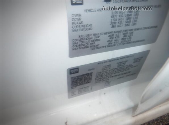 1GCPDAEK9PZ219628 2023 CHEVROLET SILVERADO  Вид сзади