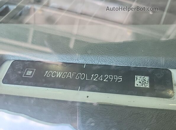 1GCWGAFG0L1242995 2020 CHEVROLET EXPRESS  