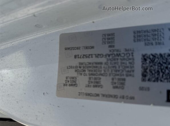 1GCWGAFG2L1252718 2020 CHEVROLET EXPRESS  