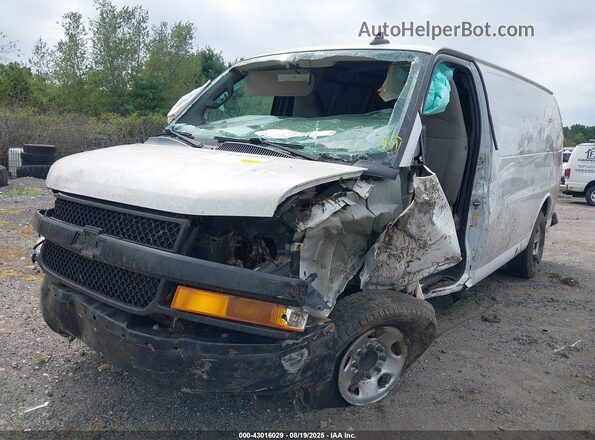 1GCWGAFP3L1261198 2020 CHEVROLET EXPRESS White Առջևի ձախ երեք քառորդ տեսարան