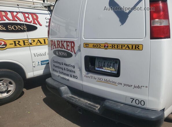 1GCWGAFP5L1267665 2020 CHEVROLET EXPRESS White Rear view