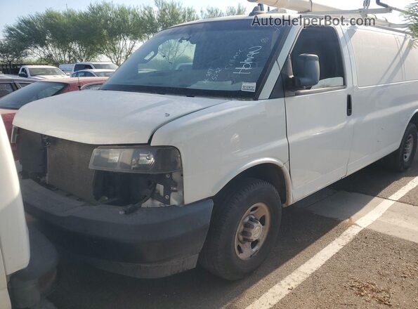 1GCWGAFPXL1275292 2020 CHEVROLET EXPRESS White Engine compartment view