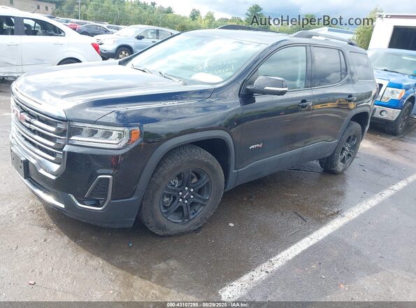 1GKKNLLS0NZ121238 2022 GMC ACADIA Черный Передняя левая четверть