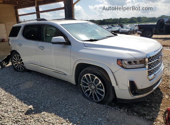 1GKKNPLS3MZ100826 2021 GMC ACADIA Белый Передняя правая четверть