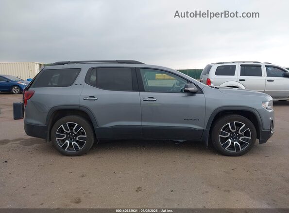 1GKKNRLS4MZ116755 2021 GMC ACADIA Silver Widok wnętrza z tyłu