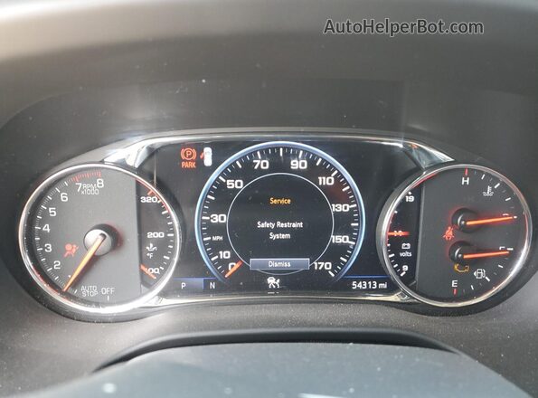 1GKKNXLS2MZ214073 2021 GMC ACADIA Red Instrument cluster view
