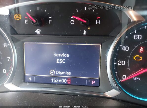1GNERGKW2LJ113833 2020 CHEVROLET TRAVERSE Gray 