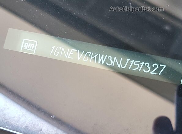 1GNEVGKW3NJ151327 2022 CHEVROLET TRAVERSE  