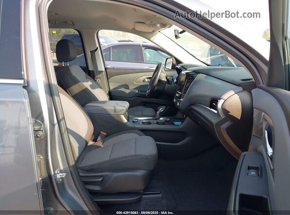 1GNEVGKWXMJ236020 2021 CHEVROLET TRAVERSE Gray წინა სალონის ხედი