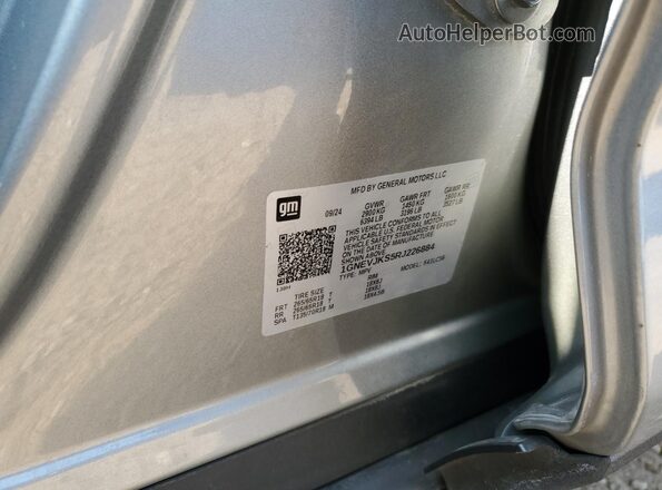 1GNEVJKS5RJ226884 2024 CHEVROLET TRAVERSE Серый 