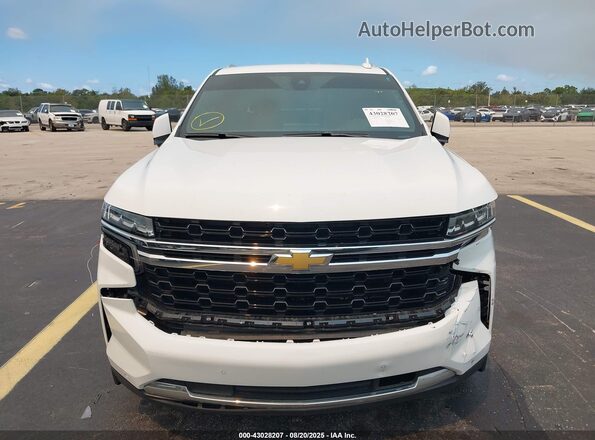 1GNSCBKDXPR116279 2023 CHEVROLET SUBURBAN White Widok zestawu wskaźników