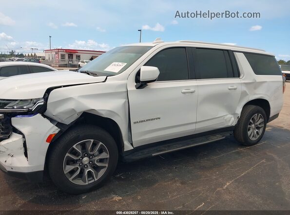 1GNSCBKDXPR116279 2023 CHEVROLET SUBURBAN White Widok z przodu