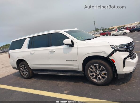1GNSCBKDXPR116279 2023 CHEVROLET SUBURBAN White Widok wnętrza z tyłu