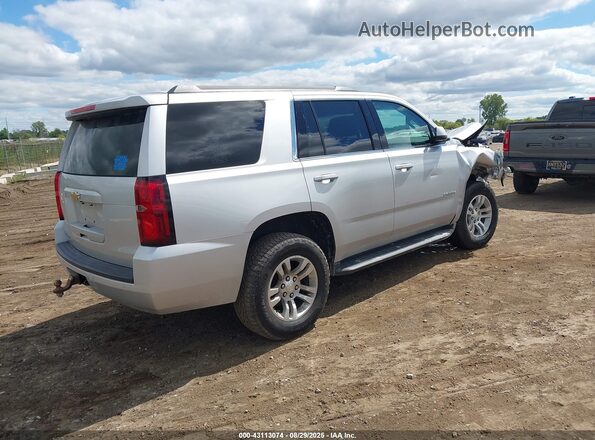 1GNSKAKC8LR181372 2020 CHEVROLET TAHOE Silver Trasero derecho