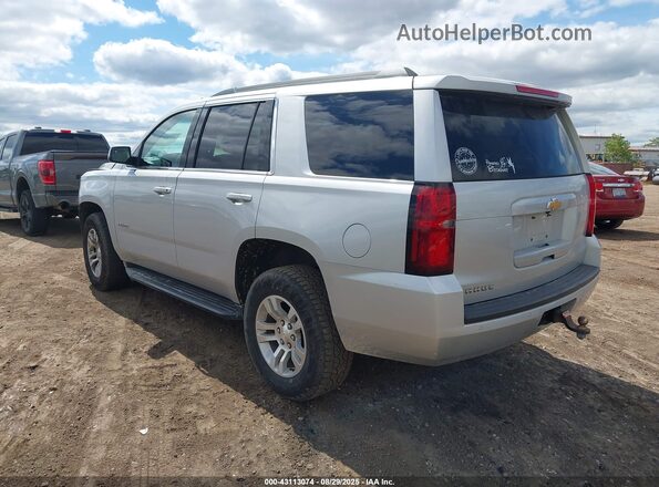 1GNSKAKC8LR181372 2020 CHEVROLET TAHOE Silver Trasero izquierdo