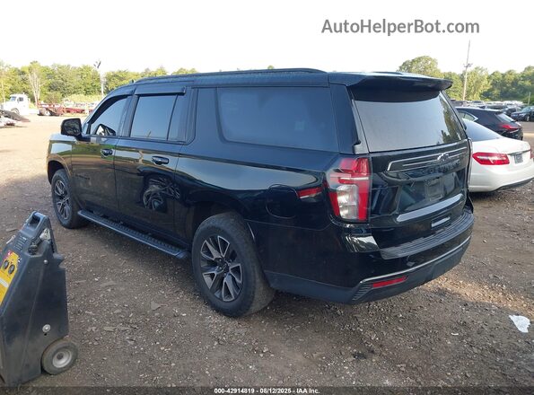 1GNSKDKD7NR299426 2022 CHEVROLET SUBURBAN Black უკანა მარცხენა