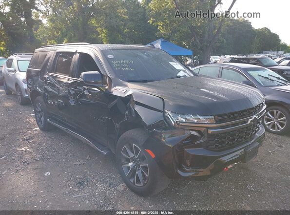 1GNSKDKD7NR299426 2022 CHEVROLET SUBURBAN Black წინა ხედი
