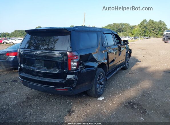 1GNSKDKD7NR299426 2022 CHEVROLET SUBURBAN Black უკანა მარჯვენა