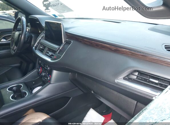 1GNSKDKD7NR299426 2022 CHEVROLET SUBURBAN Black წინა სალონის ხედი