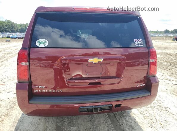 1GNSKHKC2LR149820 2020 CHEVROLET SUBURBAN Burgundy Rear view