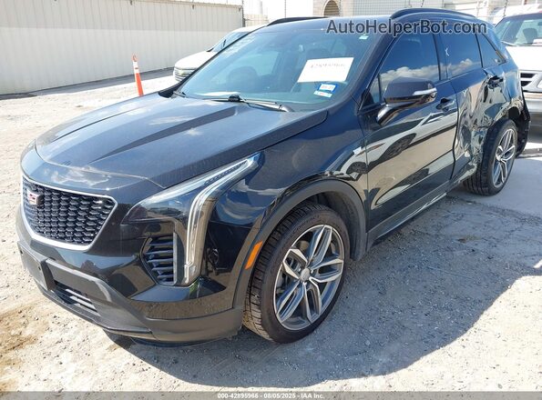 1GYFZER47PF161398 2023 CADILLAC XT4 Black წინა მარცხენა ხედი სამი მეოთხედიდან