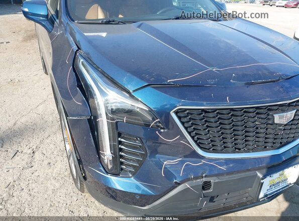1GYFZFR47NF111491 2022 CADILLAC XT4 Blue Вид спереду