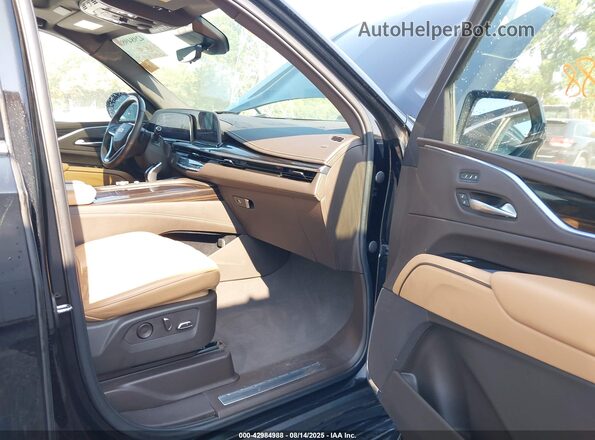 1GYS4BKL0PR156152 2023 CADILLAC ESCALADE Black Front interior view
