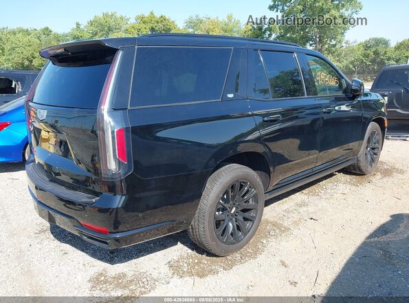 1GYS4FKL1PR552467 2023 CADILLAC ESCALADE Black უკანა მარჯვენა