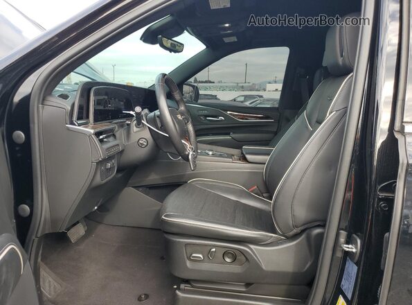 1GYS4LKL7PR294048 2023 CADILLAC ESCALADE Black Vista interior delantera