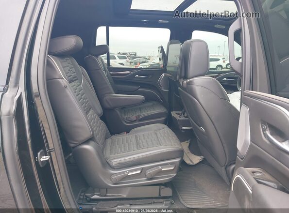 1GYS4RKL9PR254640 2023 CADILLAC ESCALADE Black Вид наклейки з VIN-кодом