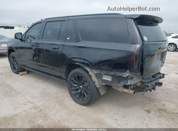 1GYS4RKL9PR254640 2023 CADILLAC ESCALADE Black Задня ліва чверть