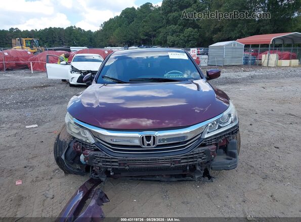 1HGCR2F11HA280808 2017 HONDA ACCORD Бордовый 