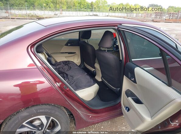 1HGCR2F37GA155487 2016 HONDA ACCORD Maroon VIN sticker view