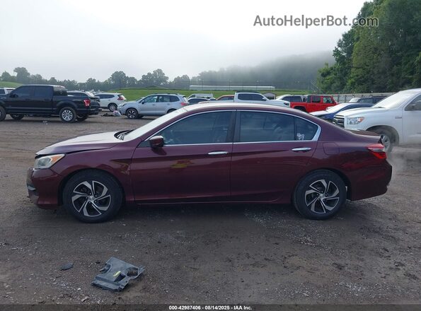 1HGCR2F37GA155487 2016 HONDA ACCORD Maroon 360 interior view
