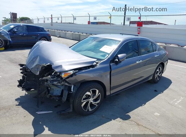 1HGCR2F4XHA157213 2017 HONDA ACCORD Gray Front left