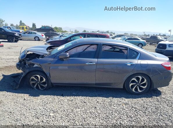1HGCR2F84GA122846 2016 HONDA ACCORD Gray 